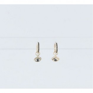 BOUCLES D'OREILLES EN PLAQUE OR