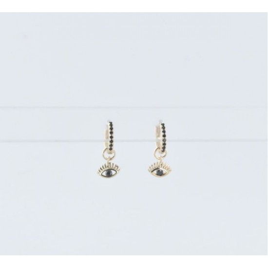 BOUCLES D'OREILLES EN PLAQUE OR