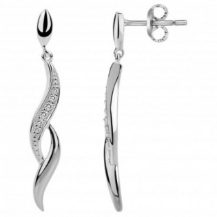 BOUCLES D'OREILLES ARGENT ET OXYDES