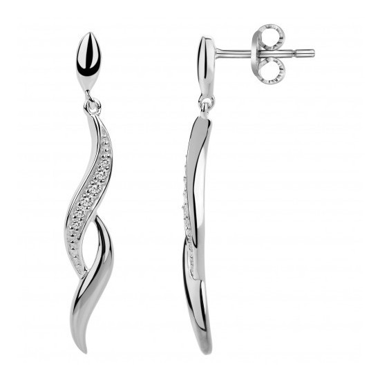 BOUCLES D'OREILLES ARGENT ET OXYDES