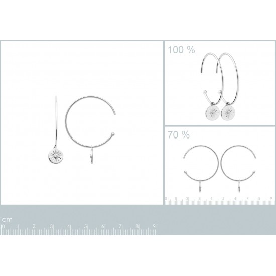 BOUCLES D'OREILLES EN ARGENT