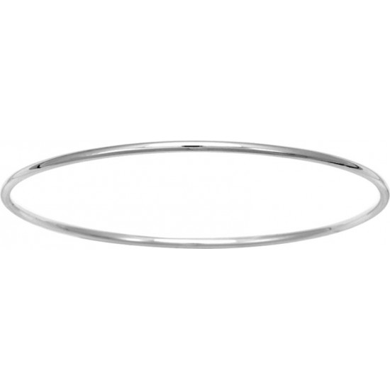 Bracelet jonc rigide en argent 925/000.