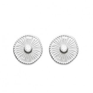 Boucles d'oreilles argent et oxydes