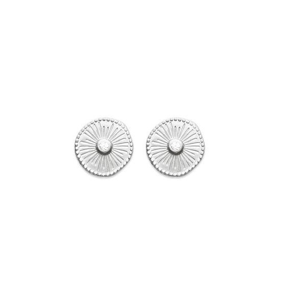 Boucles d'oreilles argent et oxydes